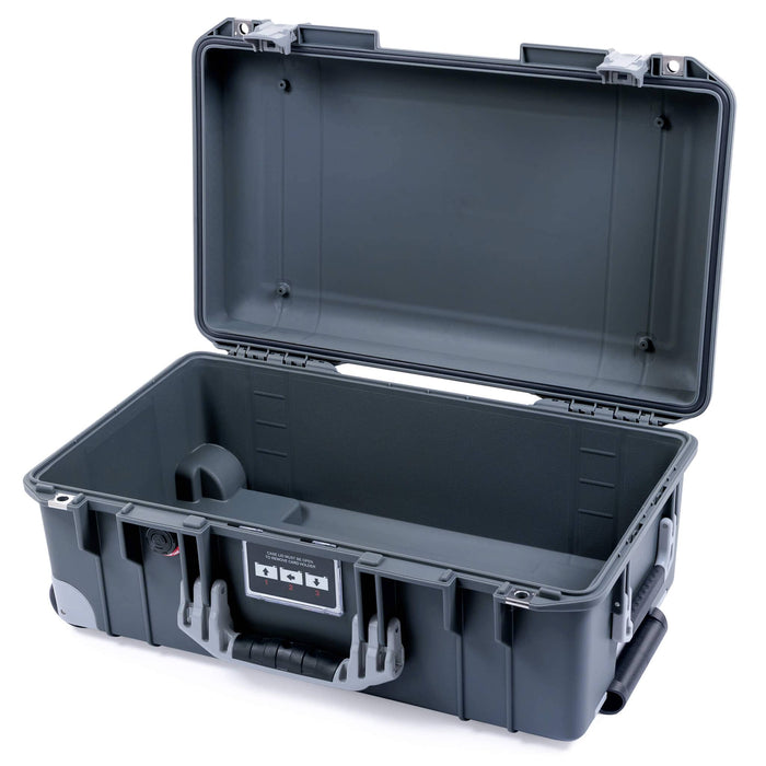 Pelican 1535 Air Carry - on Case - Charcoal & Silver Trolley - Empty