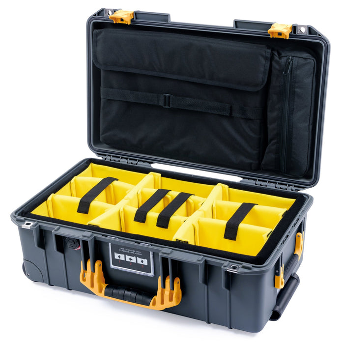 Yellow Padded Dividers / Computer Lid Pouch