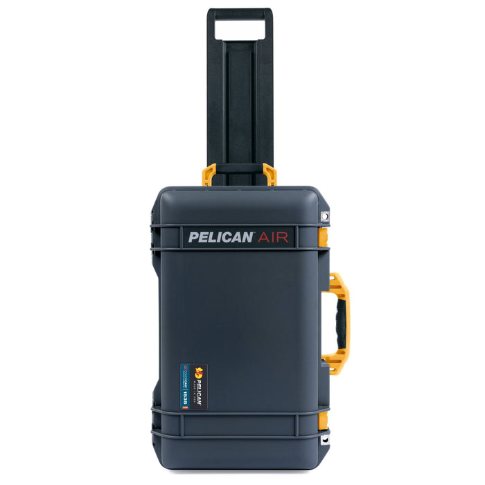 Pelican 1535 Air Carry - on Case - Charcoal & Yellow - Empty