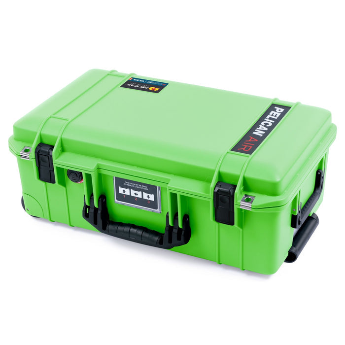 Pelican 1535 Air Carry - on Case - Lime Green & Black - Empty