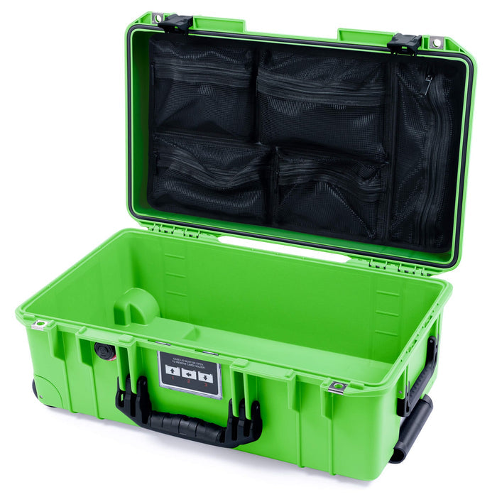 Pelican 1535 Air Carry - on Case - Lime Green & Black - Mesh Lid Organizer Only