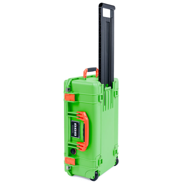 Pelican 1535 Air Carry - on Case - Lime Green & Orange - Empty