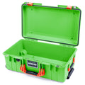 Pelican 1535 Air Carry - on Case - Lime Green & Orange - Empty