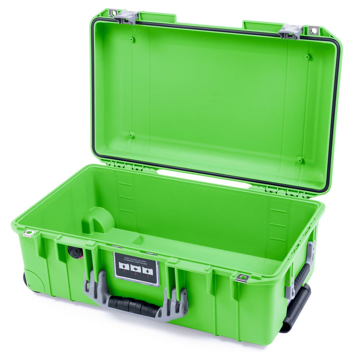 Pelican 1535 Air Carry - on Case - Lime Green & Silver - Empty