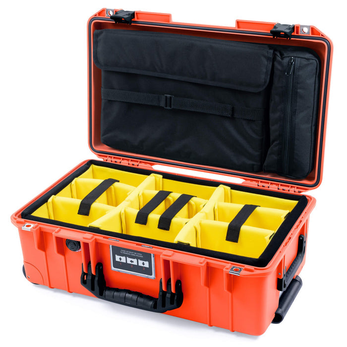 Yellow Padded Dividers / Computer Lid Pouch