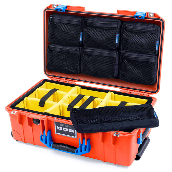 Yellow Padded Dividers / 7-Pcs Removable Mesh Lid