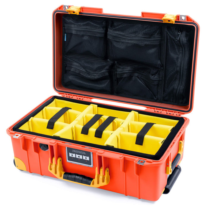 Yellow Padded Dividers / Mesh Lid Organizer