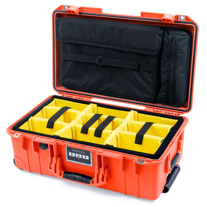 Yellow Padded Dividers / Computer Lid Pouch