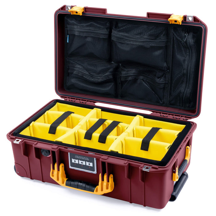 Yellow Padded Dividers / Mesh Lid Organizer