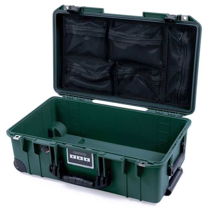 Pelican 1535 Air Carry-on Case - Trekking Green & Black - Mesh Lid Organizer Only