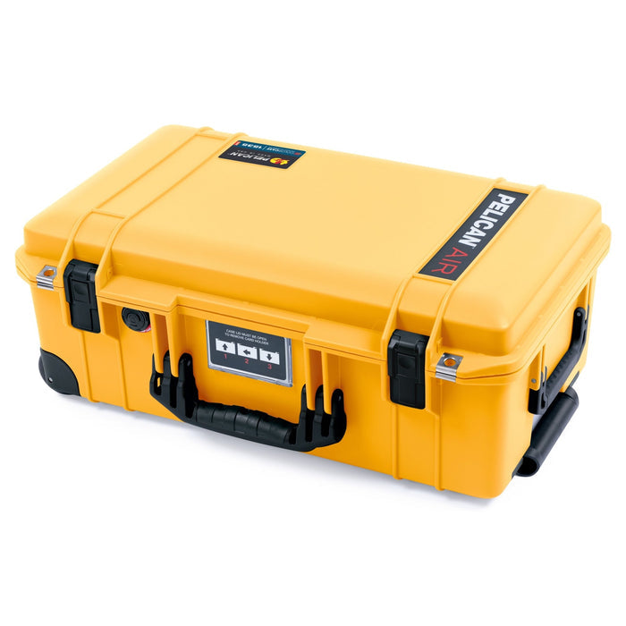 Pelican 1535 Air Carry - on Case - Yellow & Black Trolley - Empty