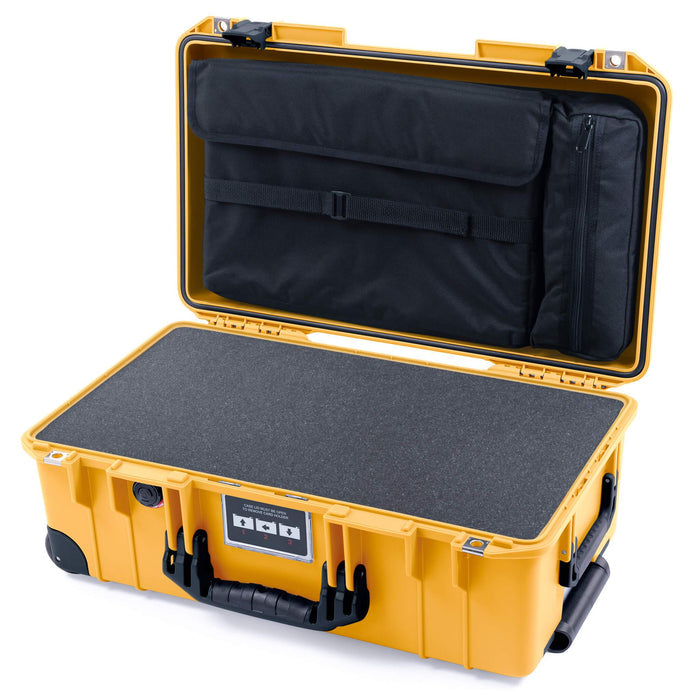 Pelican 1535 Air Carry-on Case - Yellow & Black Trolley
