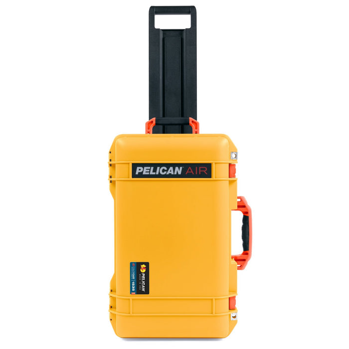 Pelican 1535 Air Carry - on Case - Yellow & Orange Trolley - Empty