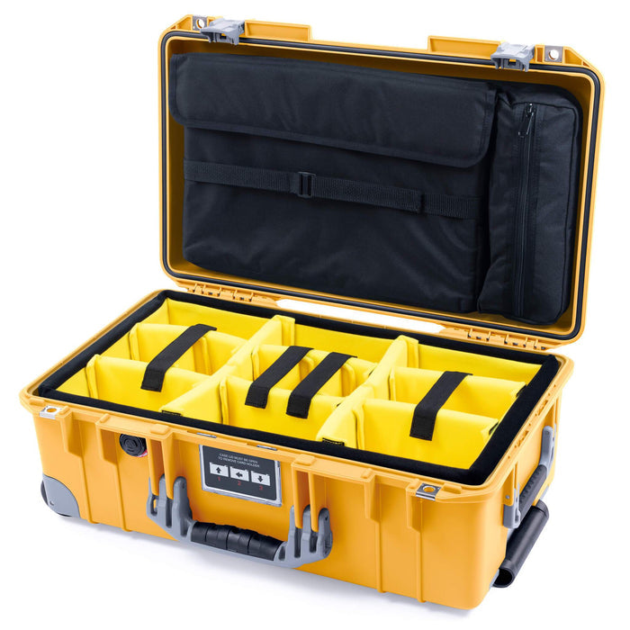 Yellow Padded Dividers / Computer Lid Pouch