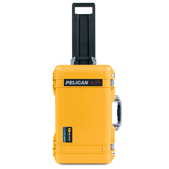 Pelican 1535 Air Carry - on Case - Yellow & Silver Trolley - Empty