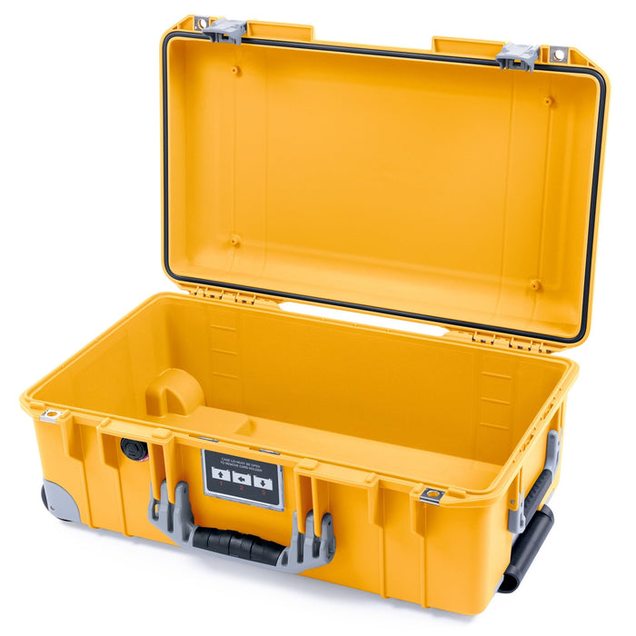 Pelican 1535 Air Carry - on Case - Yellow & Silver Trolley - Empty