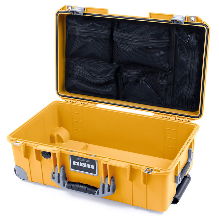 Pelican 1535 Air Carry-on Case - Yellow & Silver Trolley
