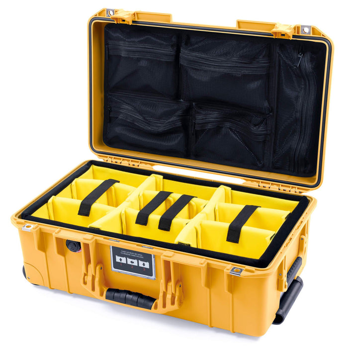 Yellow Padded Dividers / Mesh Lid Organizer