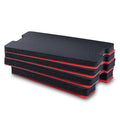 Pelican 1535 Air Tool Foam Kit (Set of 4 Black Foam Inserts, 3 Red Plastic Backers & One Red Bottom Foam) ColorCase