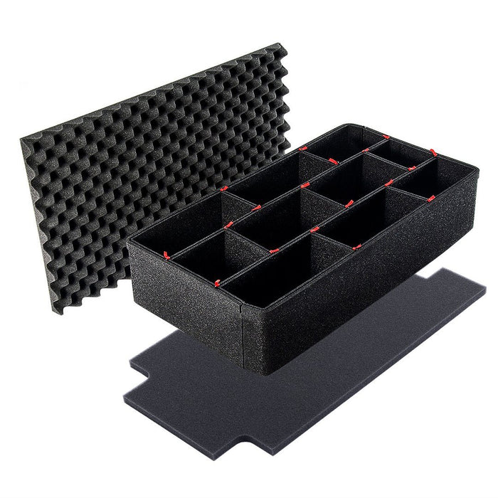 Pelican 1535 Air TrekPak Kit, Customizable Padded Divider System ColorCase