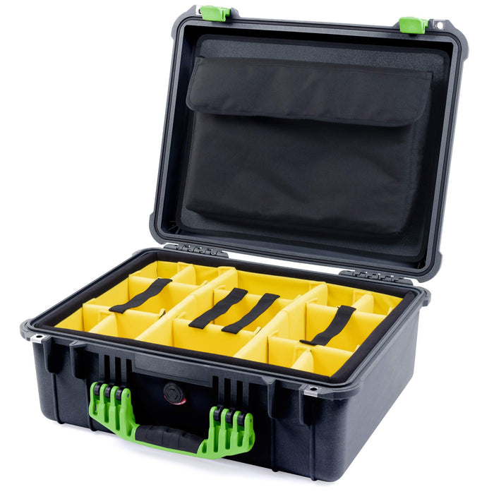 Yellow Padded Dividers / Computer Lid Pouch