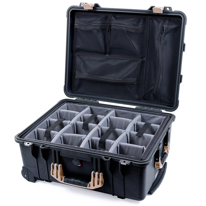 Padded Microfiber Dividers / Mesh Lid Organizer