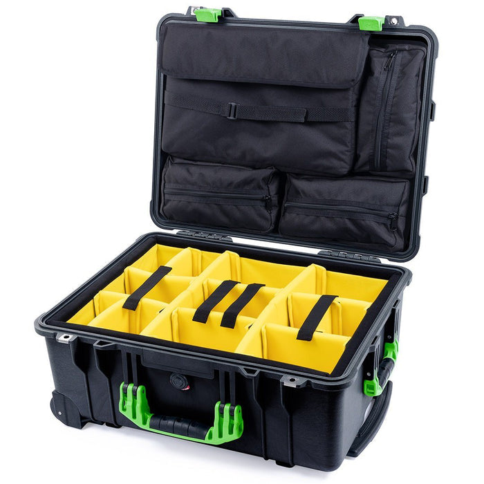 Yellow Padded Dividers / Computer Lid Pouch