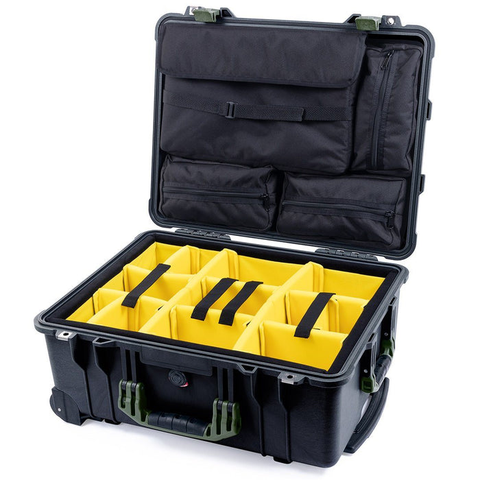 Yellow Padded Dividers / Computer Lid Pouch