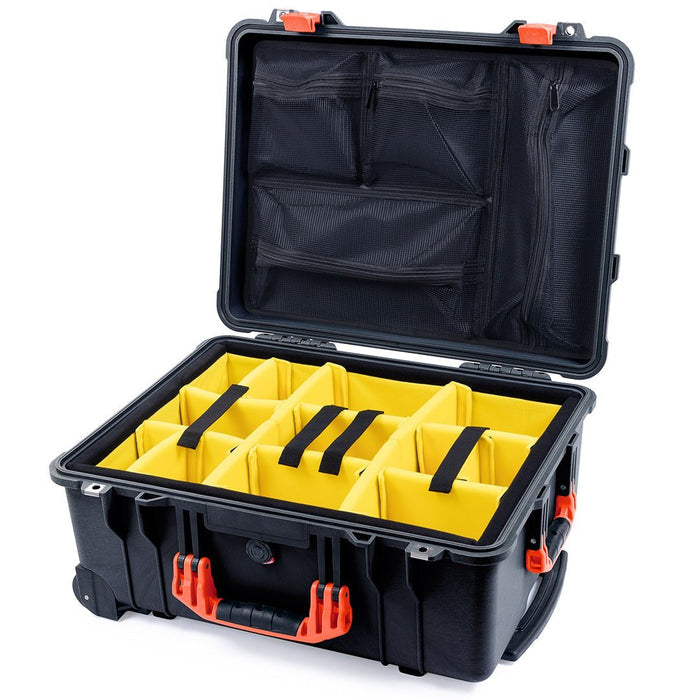 Yellow Padded Dividers / Mesh Lid Organizer