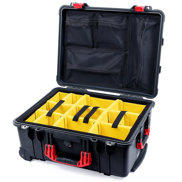 Yellow Padded Dividers / Mesh Lid Organizer