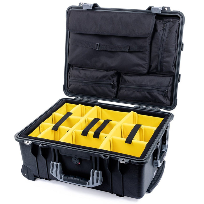 Yellow Padded Dividers / Computer Lid Pouch