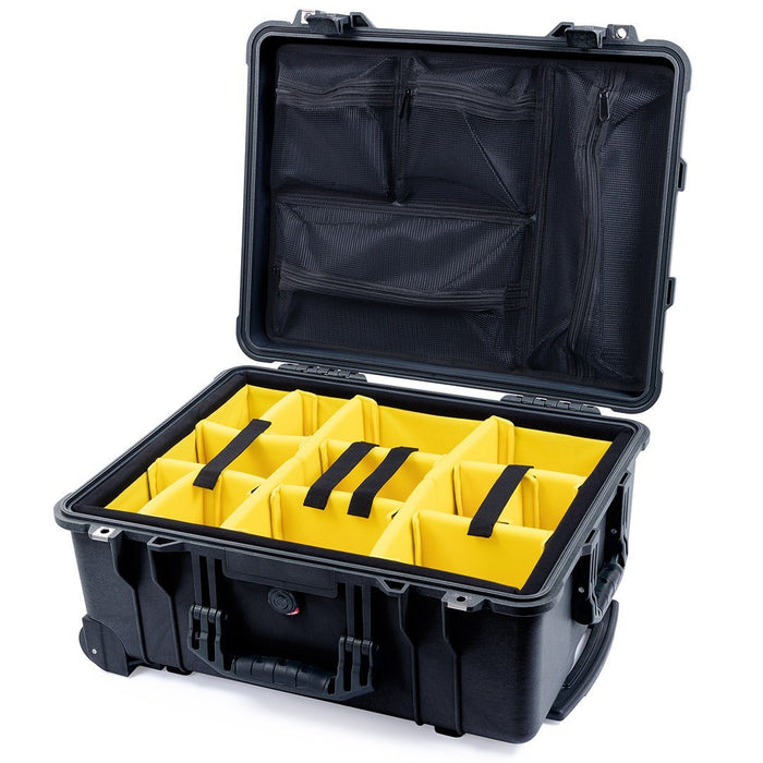 Yellow Padded Dividers / Mesh Lid Organizer