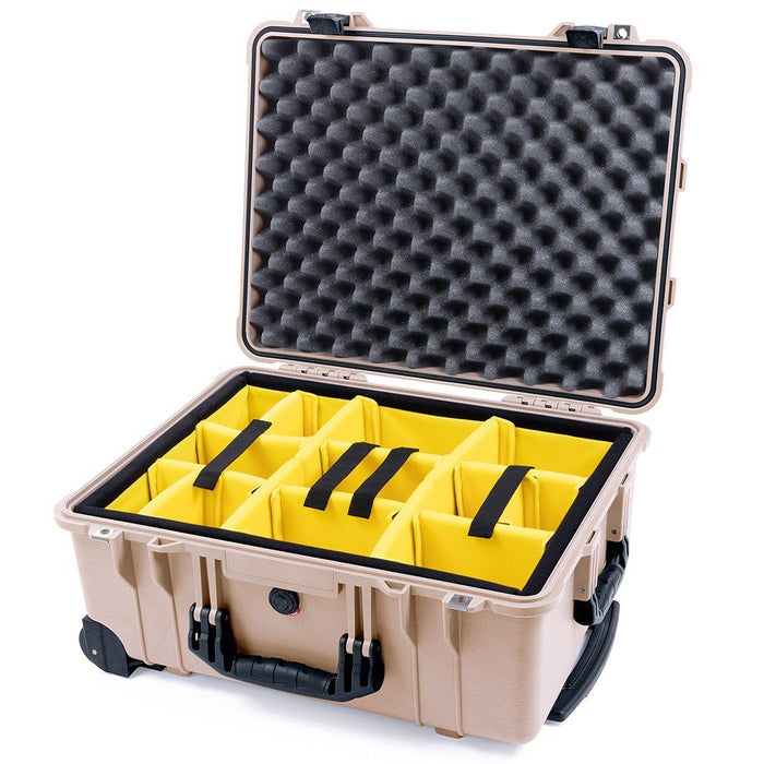 Yellow Padded Dividers / Lid Foam