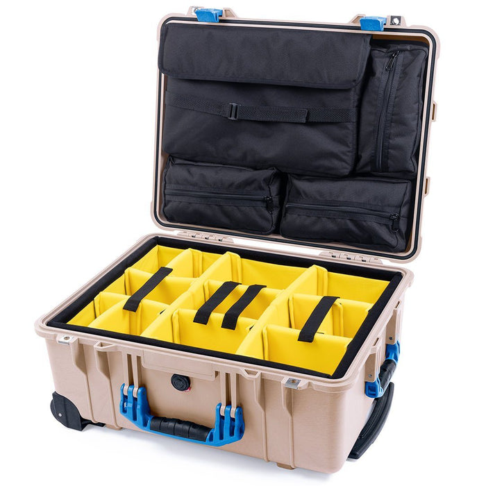 Yellow Padded Dividers / Computer Lid Pouch