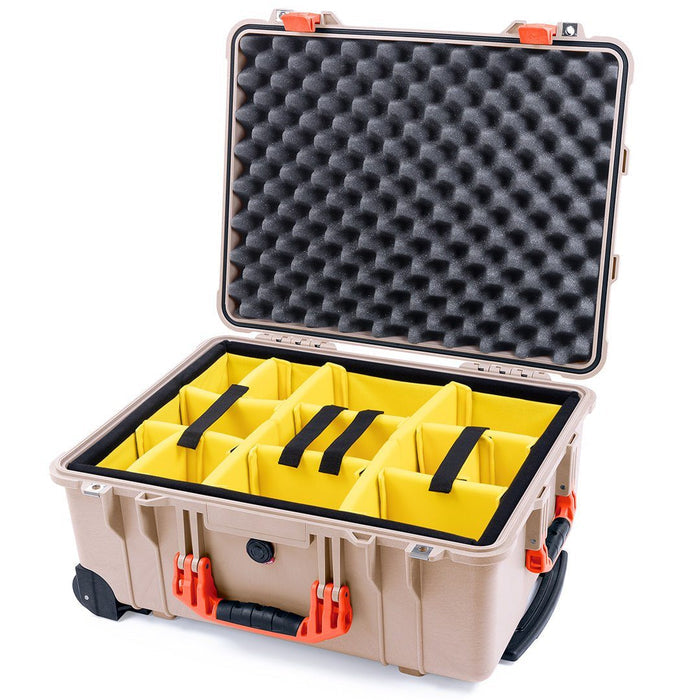 Yellow Padded Dividers / Lid Foam