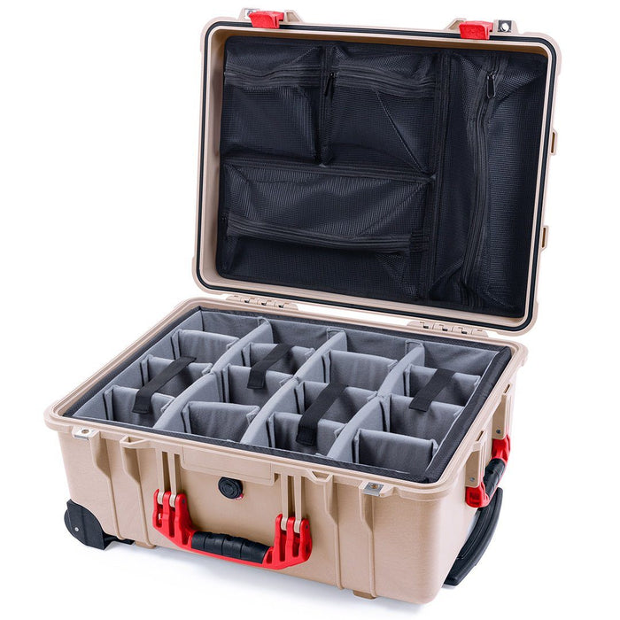 Padded Microfiber Dividers / Mesh Lid Organizer
