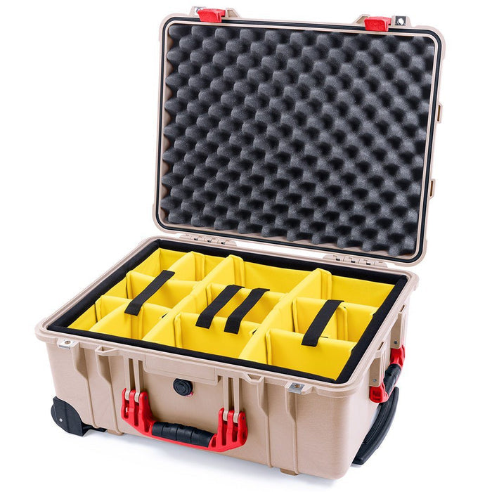 Yellow Padded Dividers / Lid Foam