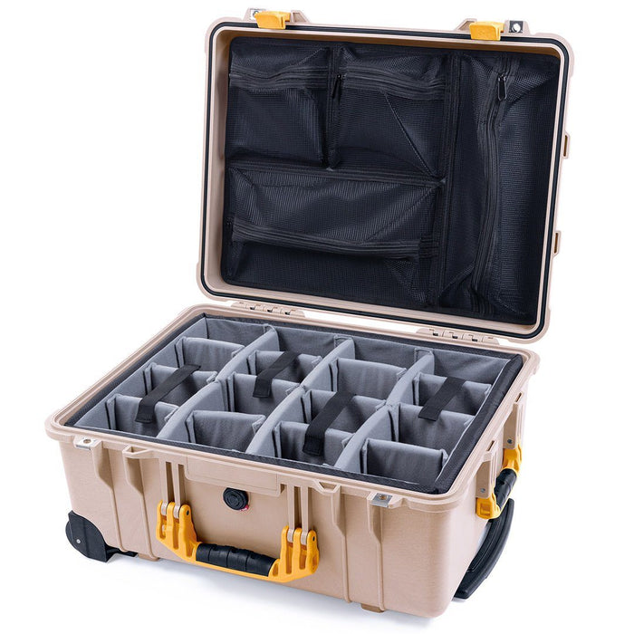 Padded Microfiber Dividers / Mesh Lid Organizer