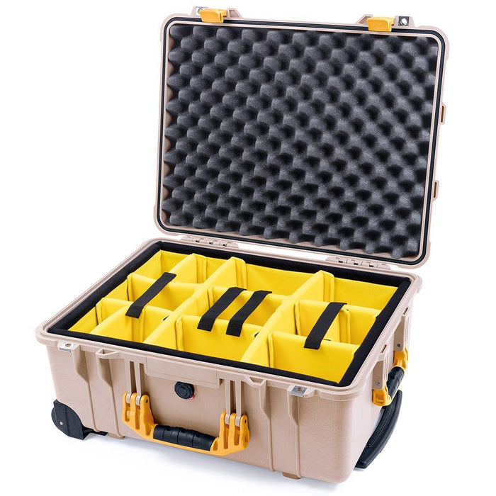 Yellow Padded Dividers / Lid Foam
