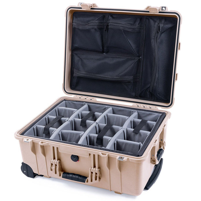 Padded Microfiber Dividers / Mesh Lid Organizer