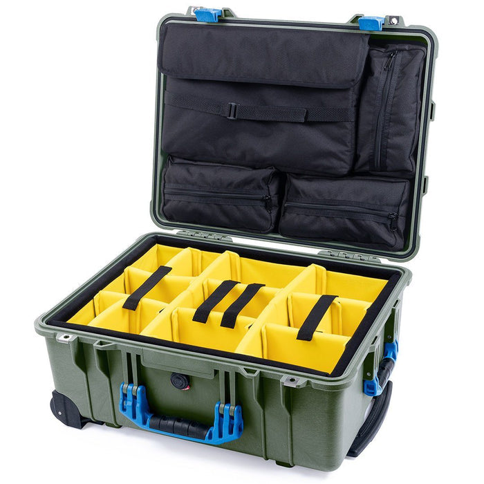 Yellow Padded Dividers / Computer Lid Pouch