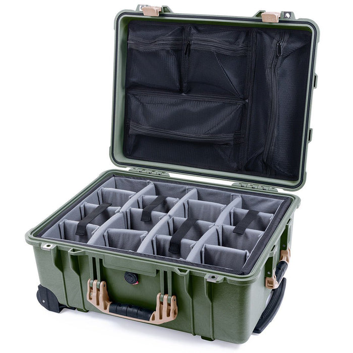 Padded Microfiber Dividers / Mesh Lid Organizer