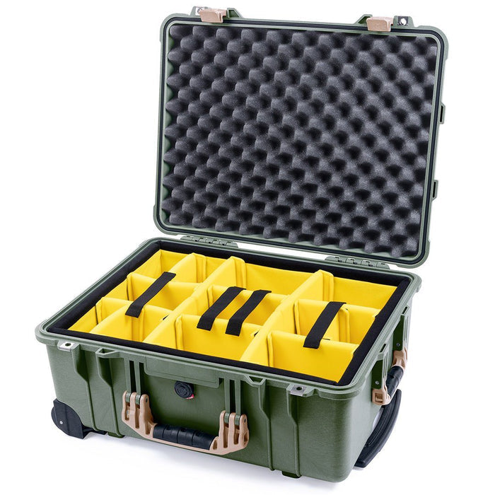 Yellow Padded Dividers / Lid Foam