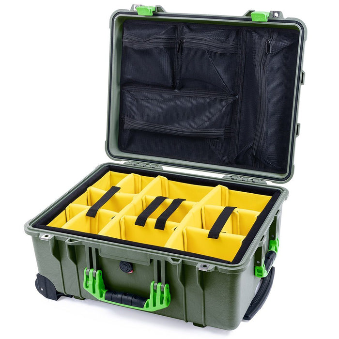 Yellow Padded Dividers / Mesh Lid Organizer