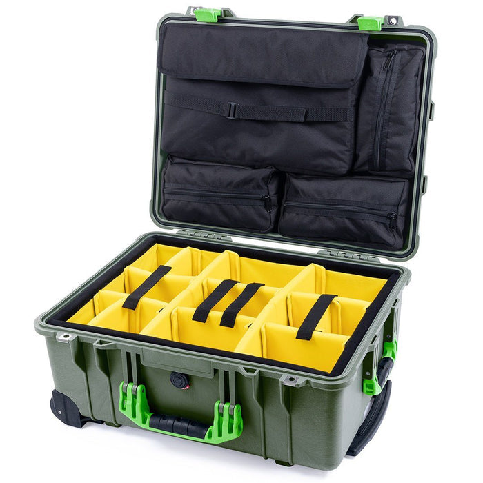 Yellow Padded Dividers / Computer Lid Pouch