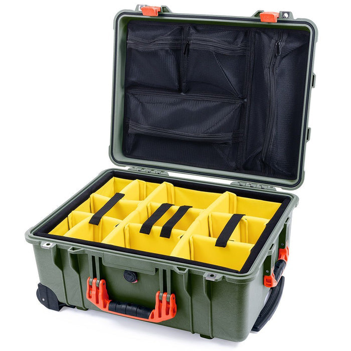 Yellow Padded Dividers / Mesh Lid Organizer