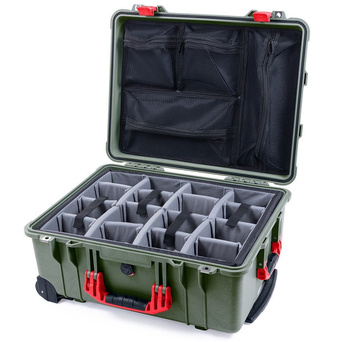 Padded Microfiber Dividers / Mesh Lid Organizer