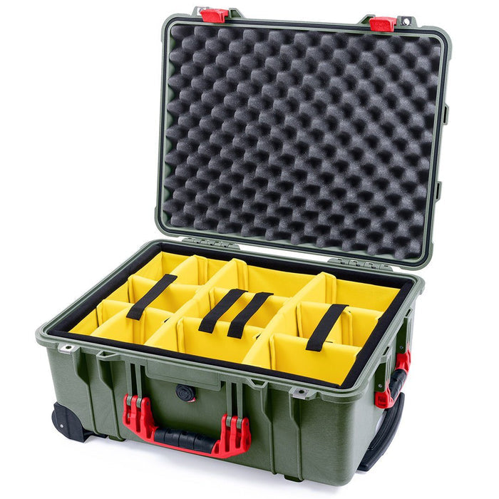 Yellow Padded Dividers / Lid Foam