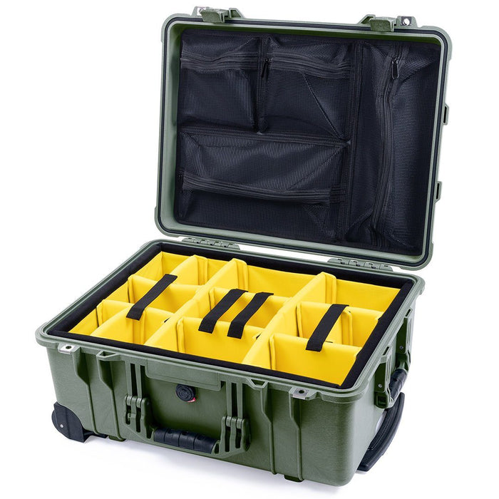 Yellow Padded Dividers / Mesh Lid Organizer