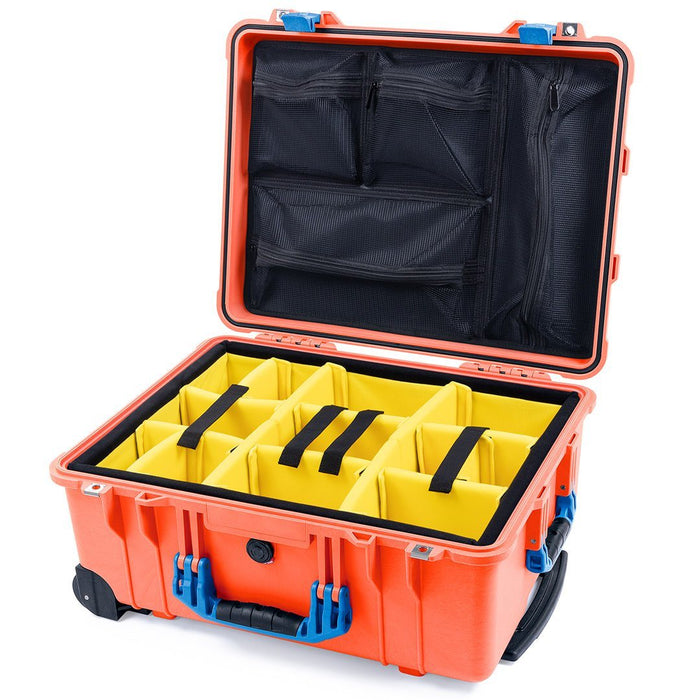 Yellow Padded Dividers / Mesh Lid Organizer